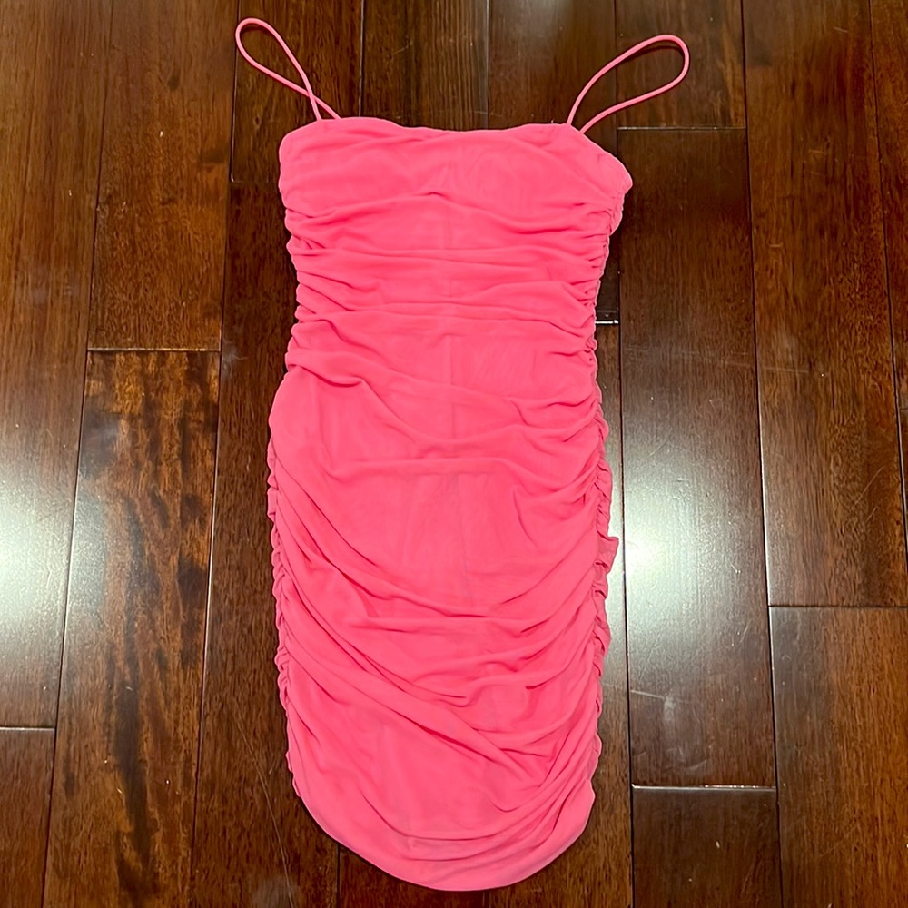 Hot pink  Bodycon Dress